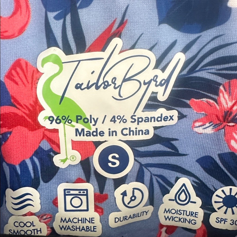 Tailorbyrd Performance Tropical Golf Polo - Picture 2 of 11